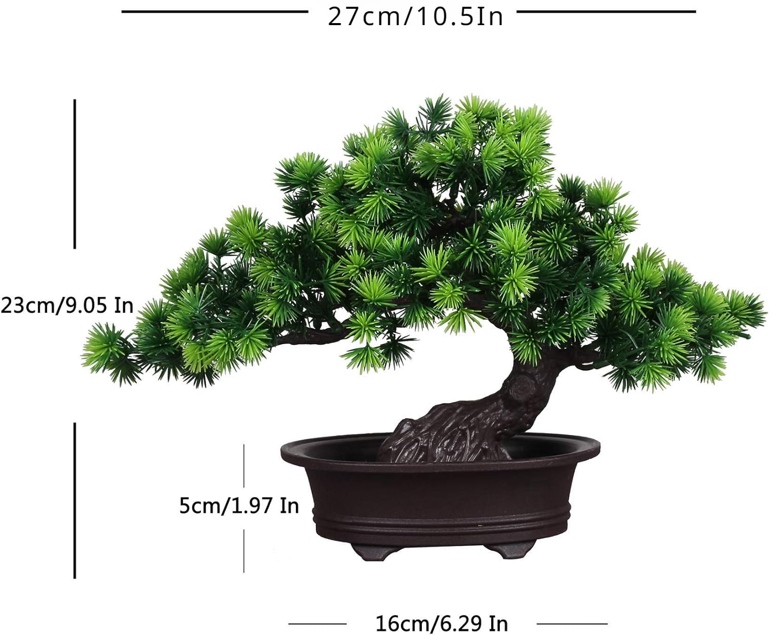 Amazon.co.jp: Farigrut 人工盆栽杉、人工植物、盆栽レプリカ